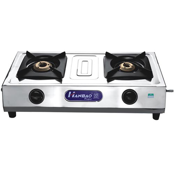 Buy HANBAO PERFECT 2BURNER SS LPG STOVE kitchen Appliances | Vasanthandco